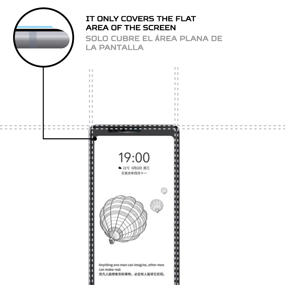 ANTISHOCK Screen protector for HiSense A9