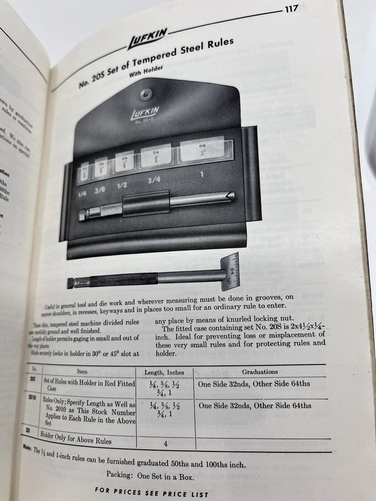 LUFKIN Precision Tools Catalog #8-Gages-Calipers-Punches-MicrometerSaginaw, MI