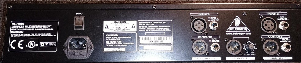 Behringer Ultragraph Pro Stereo Graphic Equalizer, FBQ3102