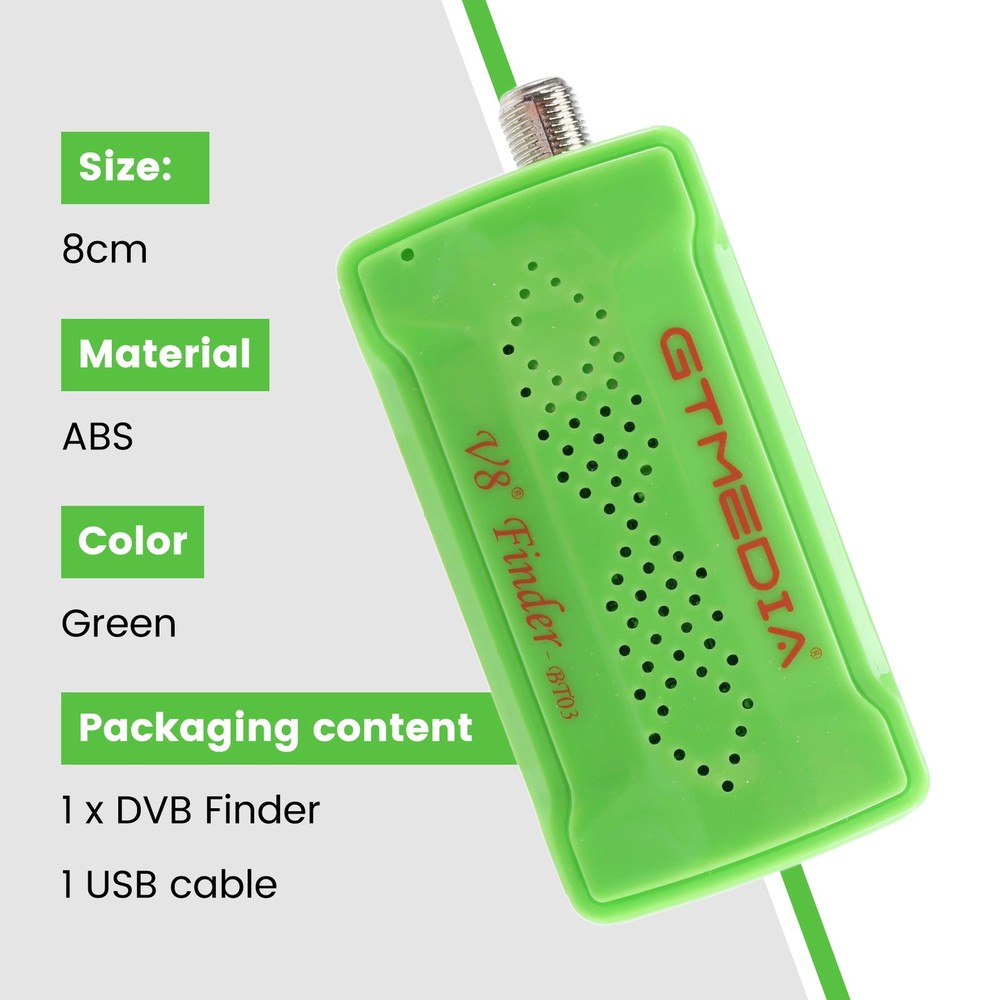 Satellite Bluetooth DVB-S2 V8 BT03 Satfinder Supports Android Ios3129