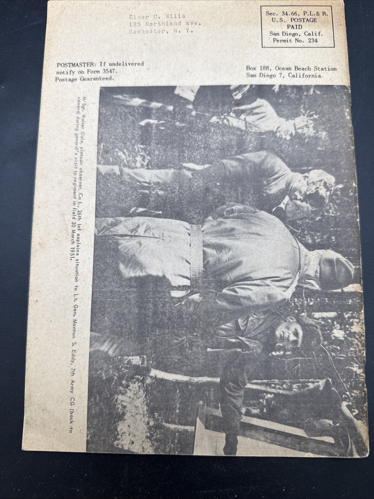 Vintage 1st Infatnry Division Bridgehead Sentinal Oct. 1951 booklet Big Red One