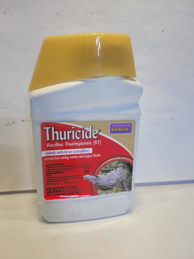 Bonide Thuricide BT Concentrate, 16 oz Solution for Caterpillar, Worm, Moth