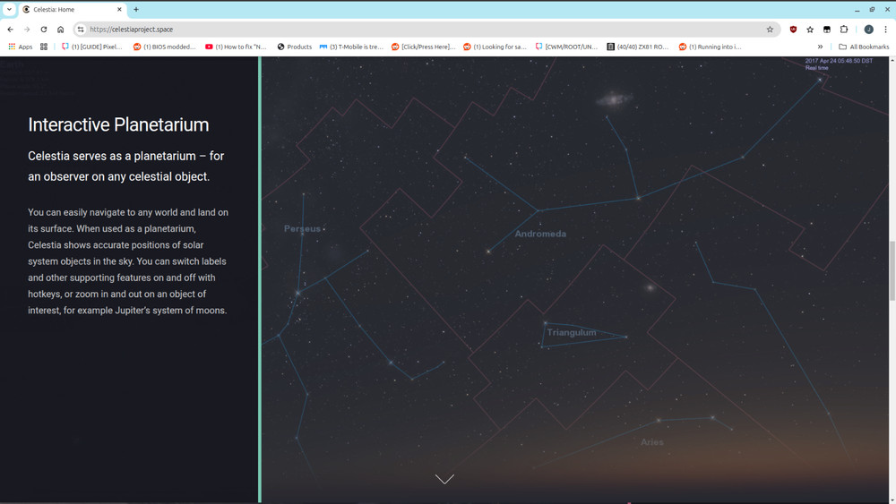 Celestia — real-time 3D visualization of space for Windows & macOS on CD or USB