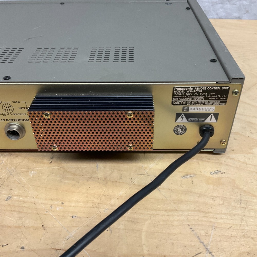 Panasonic WV-RC36 Remote Control Unit Tested and Working