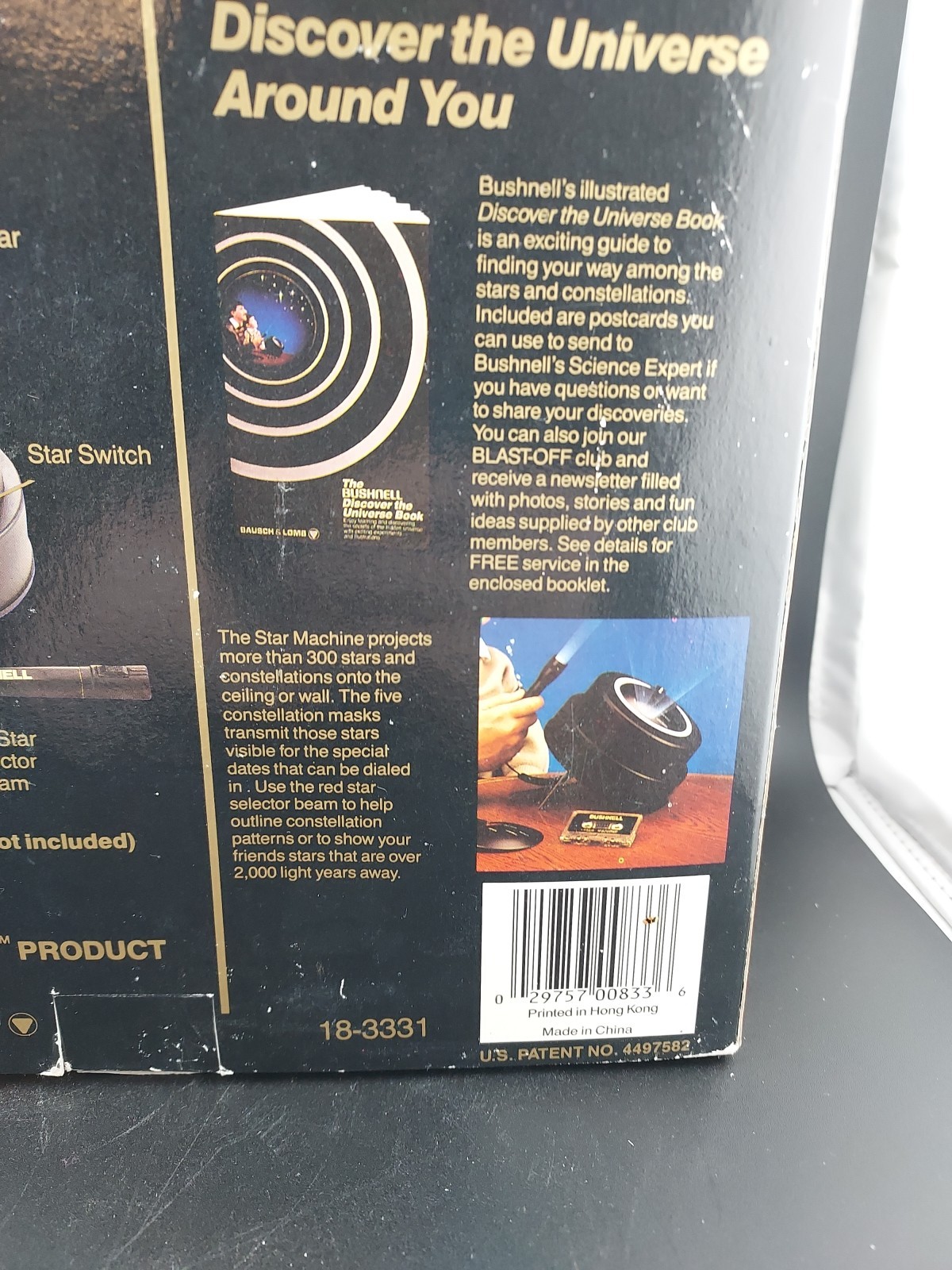 Bausch And Lomb Bushnell Super Star Machine Planetarium Projector Vintage STEM