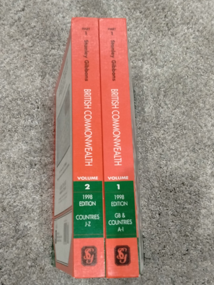 Stanley Gibbons Stamp Catalogue, 1998, British Commonwealth, Volumes 1 And 2