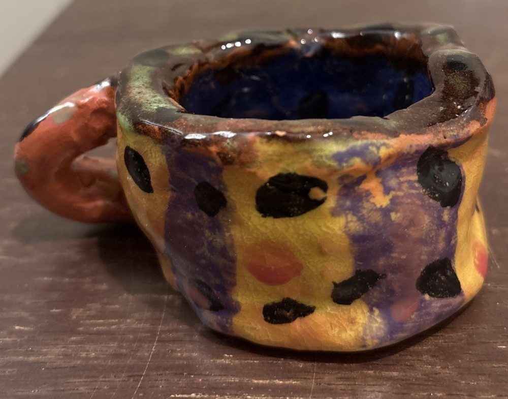 Handmade Ceramic Candle Pot Mug
