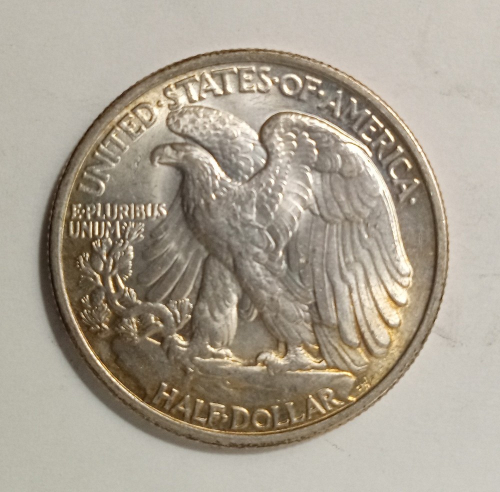 1936 Walking Liberty Half Dollar AU/BU