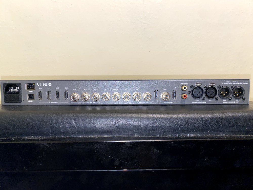 Blackmagic Design ATEM Production Studio 4K 8-input rackmount video switcher