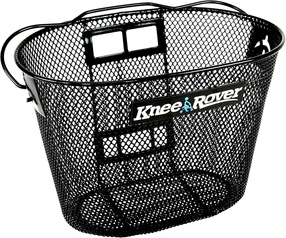 Knee Scooter Basket Accessory with Convenient Handle - Knee Rover Basket Attachm