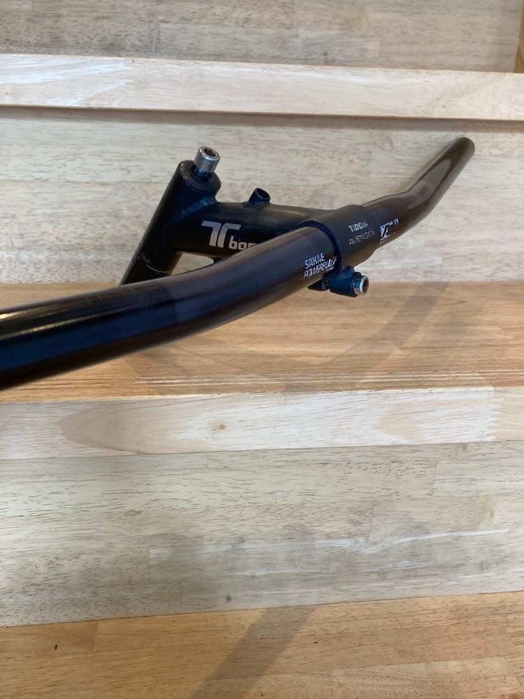 oldmtb Tioga t-bone threaded stem Sakae flat bar set OS