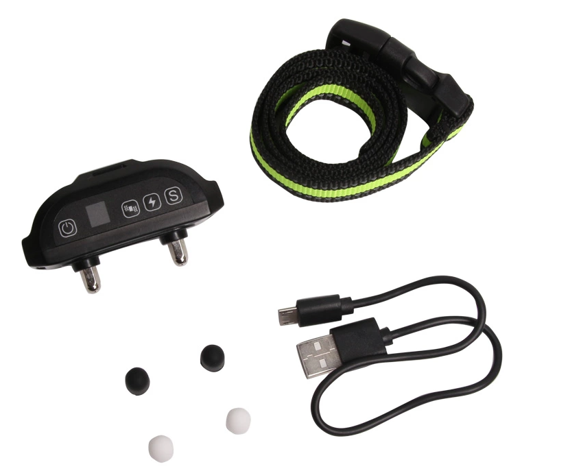 Rechargeable LCD Screen Dog Training Collar Automatic Anti Bark No Barking Shock