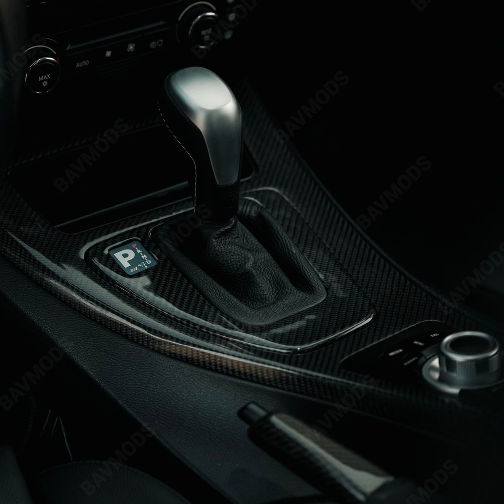 BAVMODS® Carbon Digital Gearshift Indicator Conversion Kit for BMW E9X 3 Series