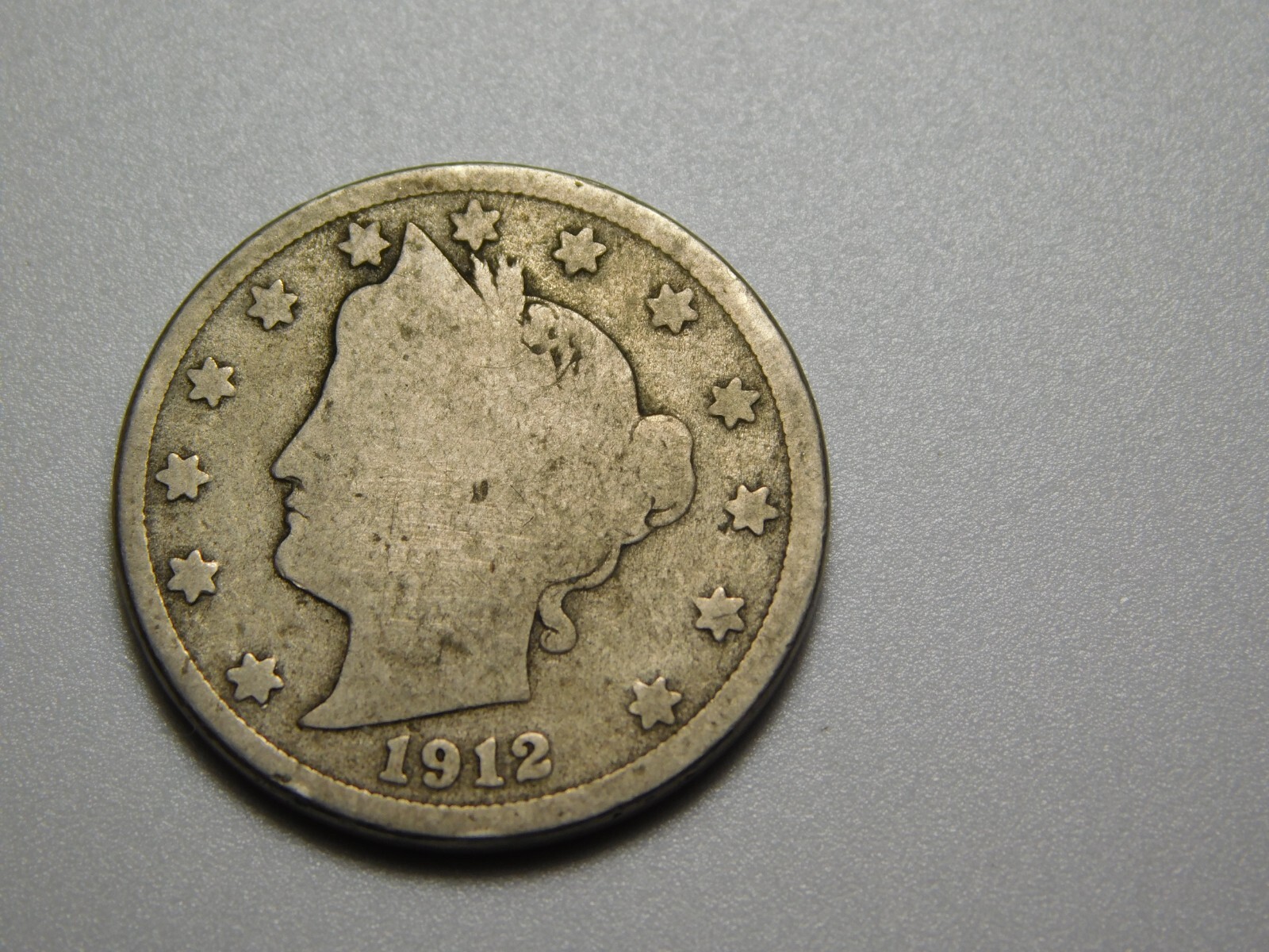 OLD US COIN 1912-D LIBERTY HEAD V NICKEL