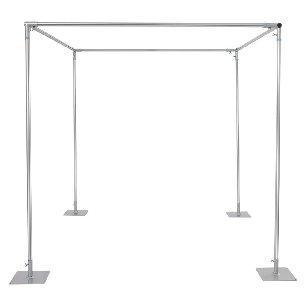 10FT Adjustable 4 Post Height Canopy Mandap Hardware Kit Wedding Party Stand