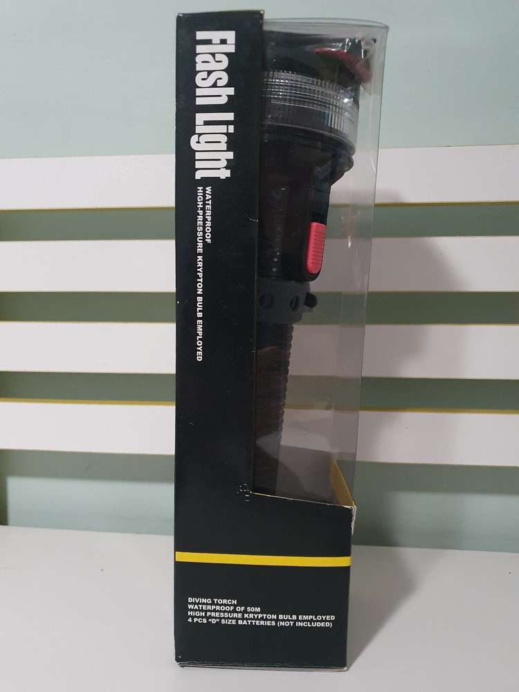 T-LITE FLASH LIGHT DIVING TORCH WATERPROOF 50M KRYPTON BULB