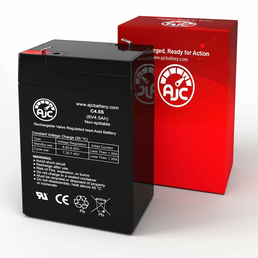 B&B BP4-6 6V 4.5Ah UPS Replacement Battery