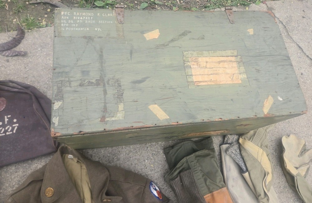 WWII 8th Infantry Division / 9th Air Force Transitional Af Uniform Grouping Idd