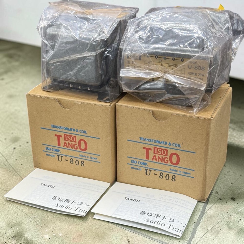 TANGO U-808 Hi-Fi Output Trans pair rare USED Tested Working JP