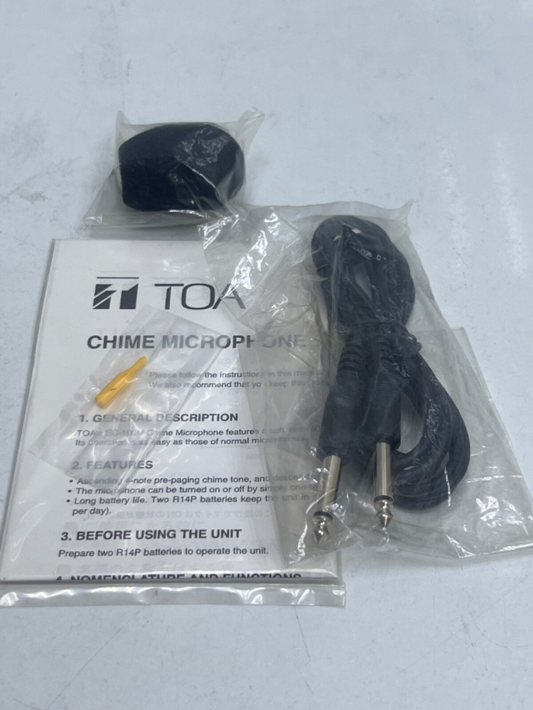 TOA EC-100M Y 100m electro chime mic