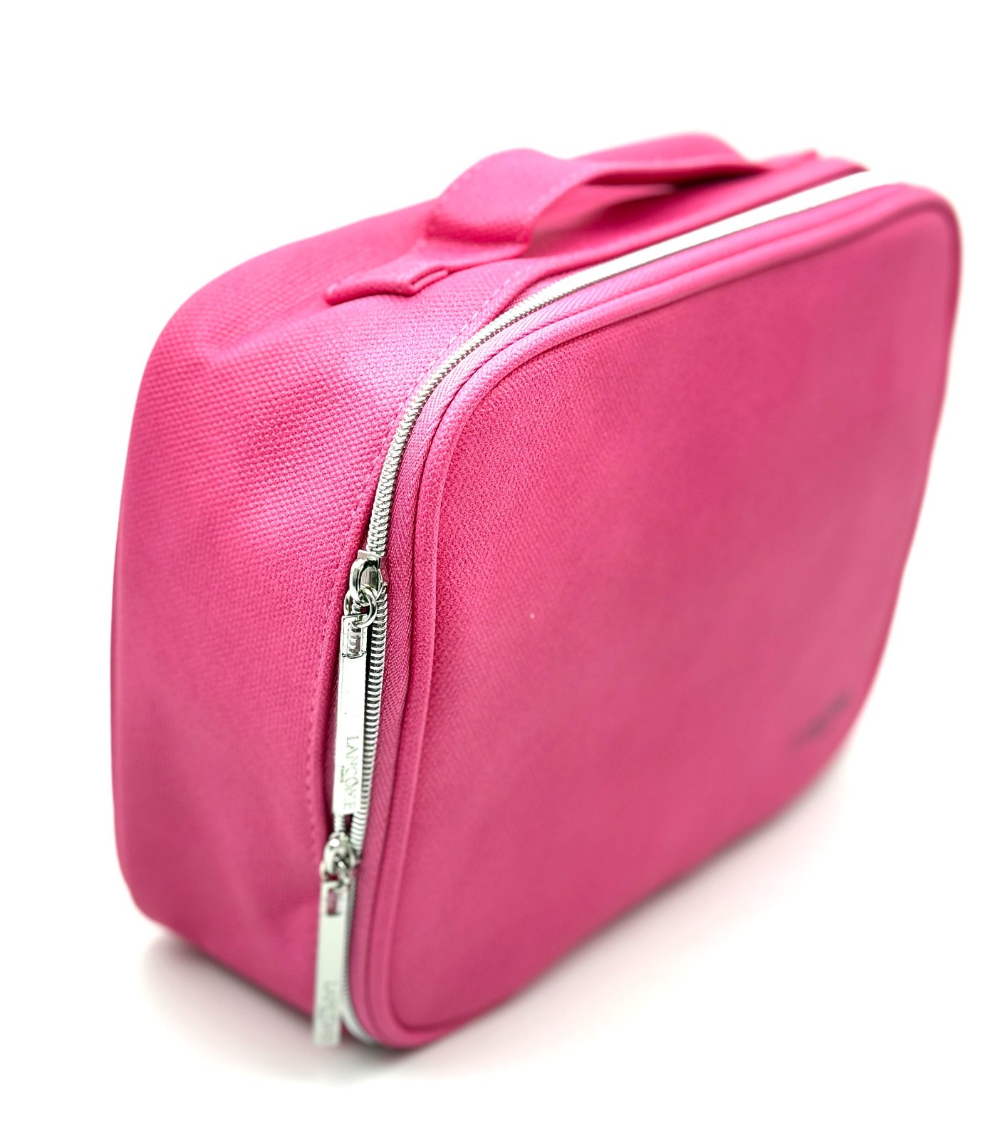 Lancome Makeup Train Case Bag ~ Rose Pink ~ with Handle