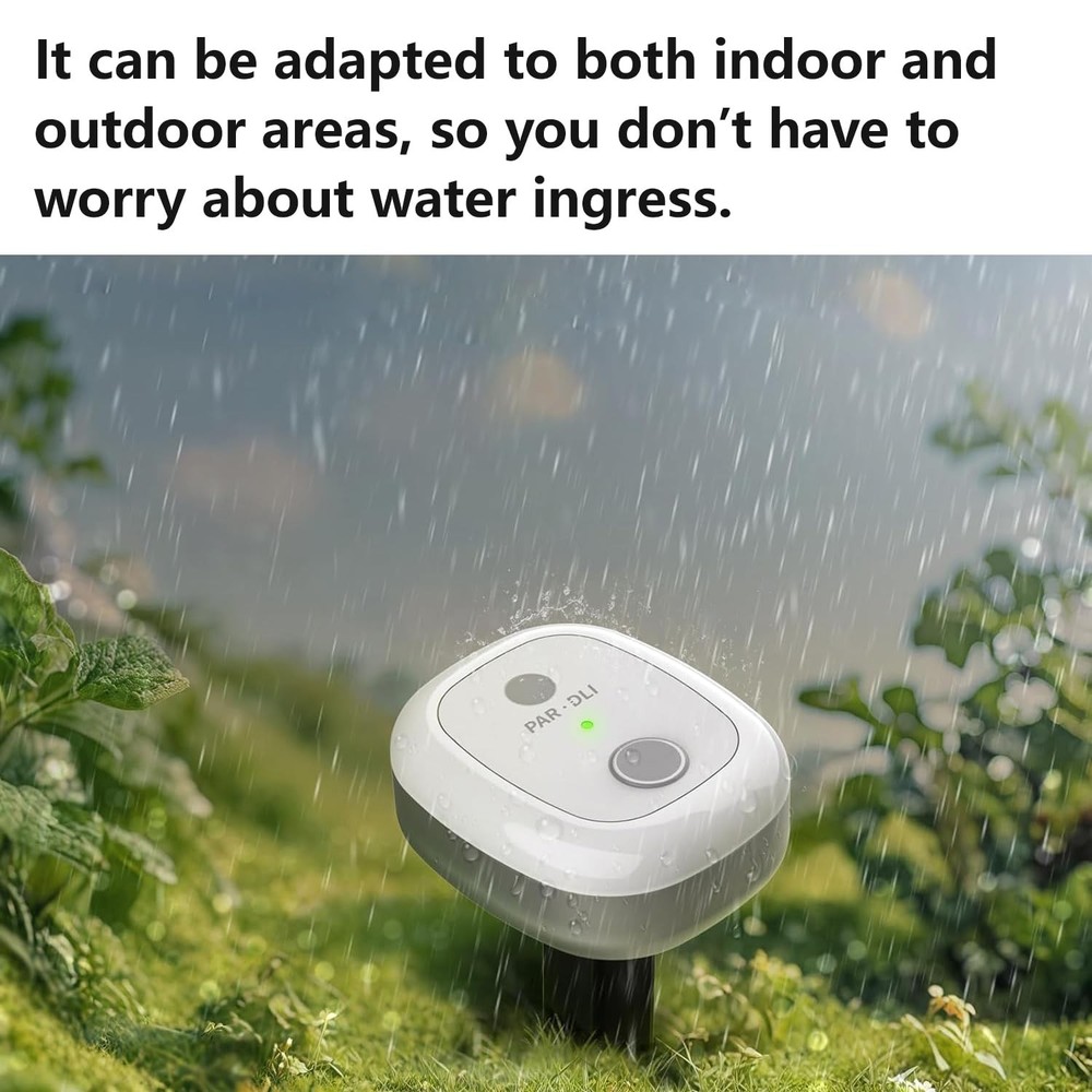 AH-PARDLI PAR Meter, Data Logging Function, 180 Days Long-Term Outdoor &...