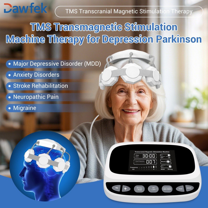 Transcranial Magnetic Stimulation Portable rTMS Device Adjustable Magnetic Field