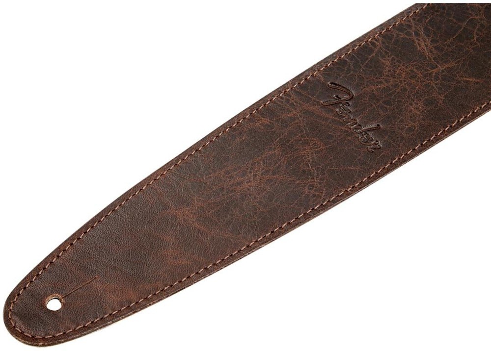 Fender Artisan Leather Guitar Strap Brown 2.5 in.