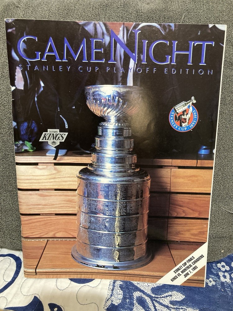 1993 Vintage Stanley Cup Final Program Ex Condition! Kings Vs Canadians !!
