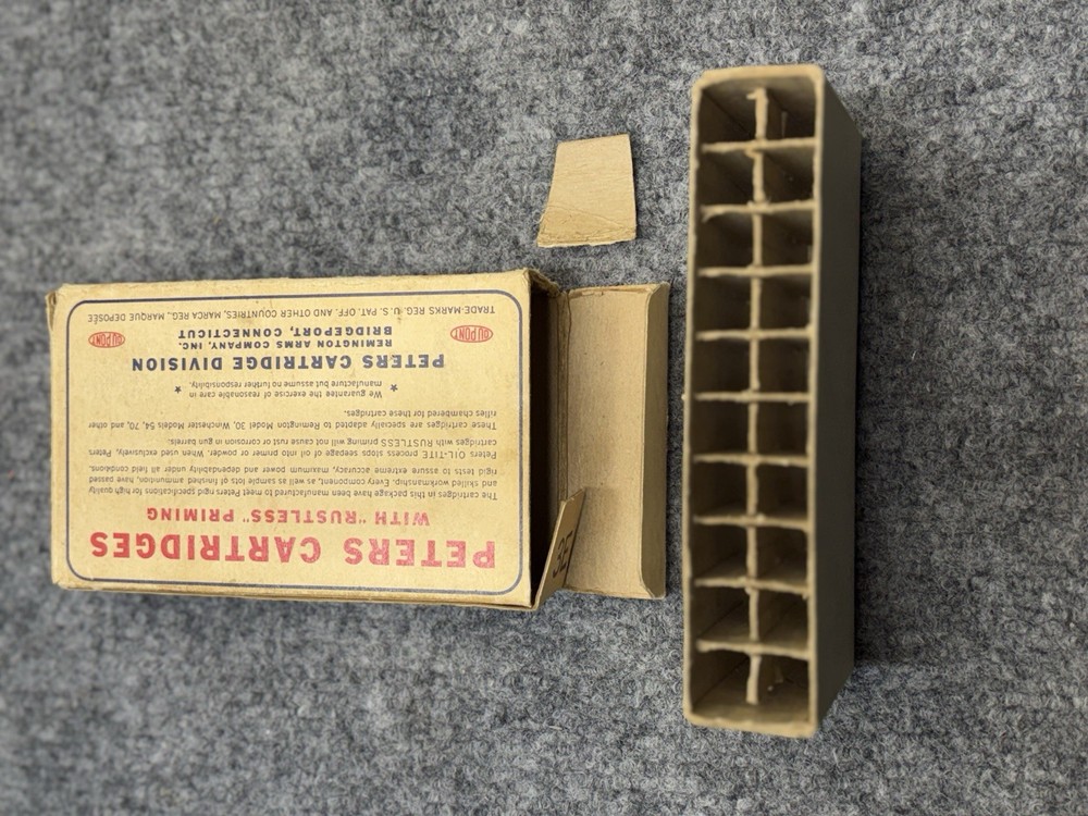 PETERS RUSTLESS 175 GRAIN SOFT POINT 7MM MAUSER (AMMO "BOX ONLY")