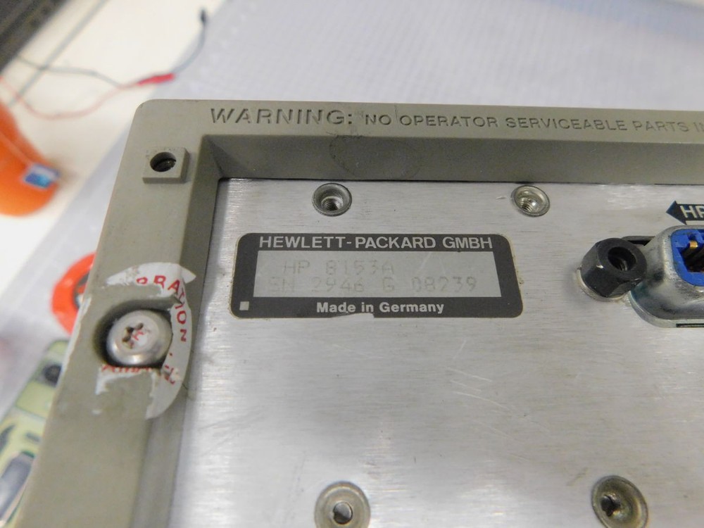 HP 8153A LIGHTWAVE MULTIMETER M5675