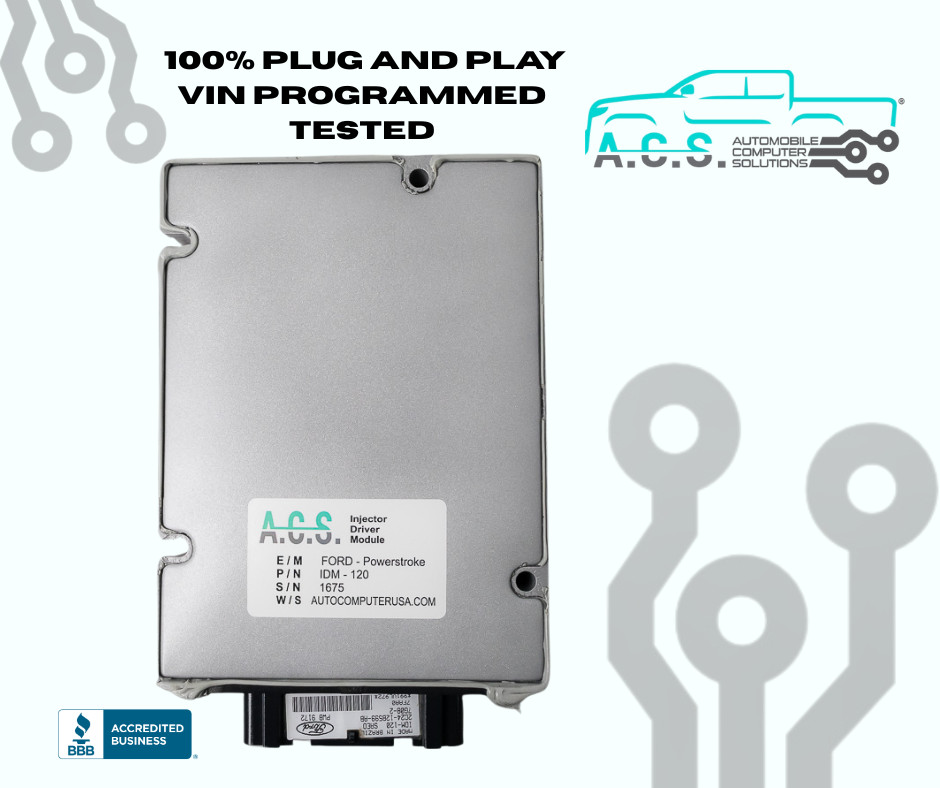 F6TF-12B599-AA | 2003 Ford Truck F-Series 7.3L Injection Control Module IDM Plug