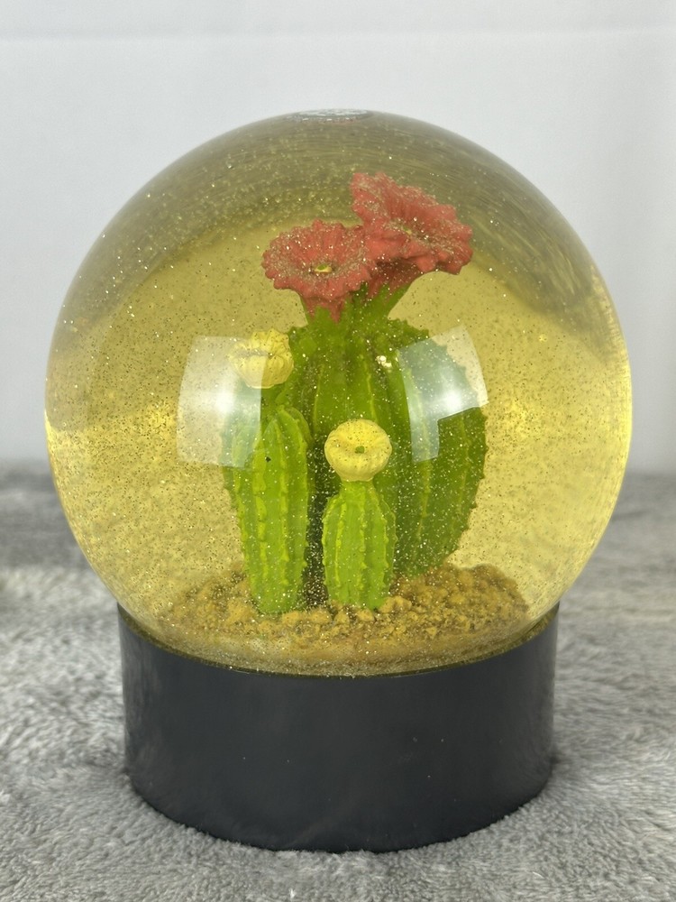 Cactus Glitter Snow globe