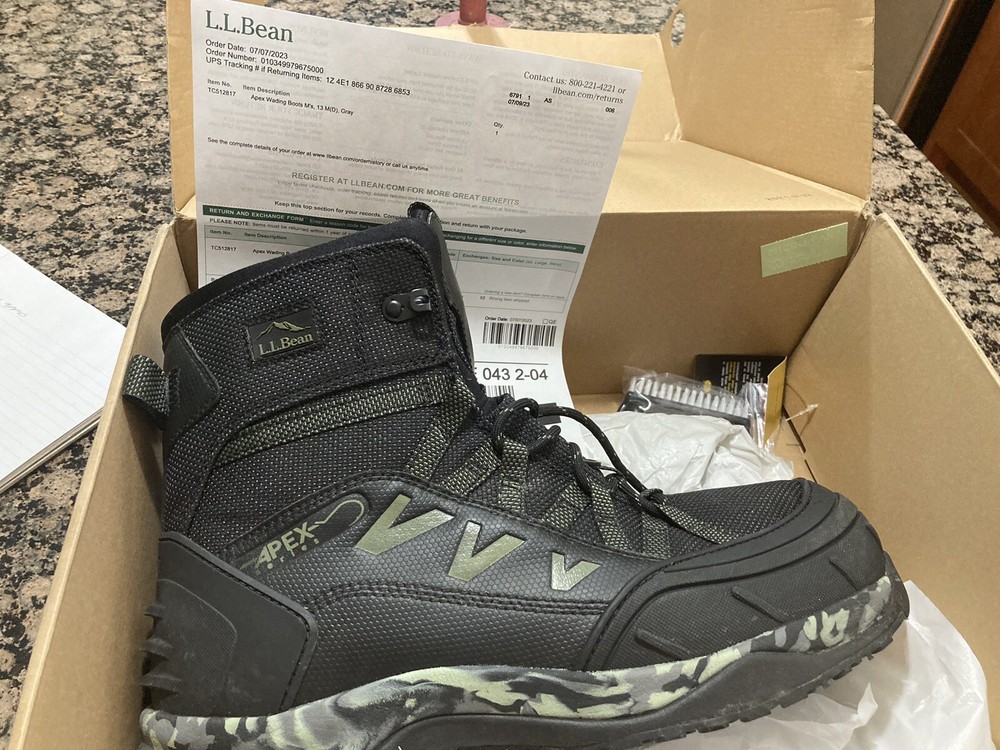 LL Bean wading Boots Size 13