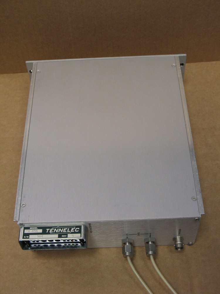 TENNELEC FM 40A FLOWMETER NIM BIN MODULE PLUG IN