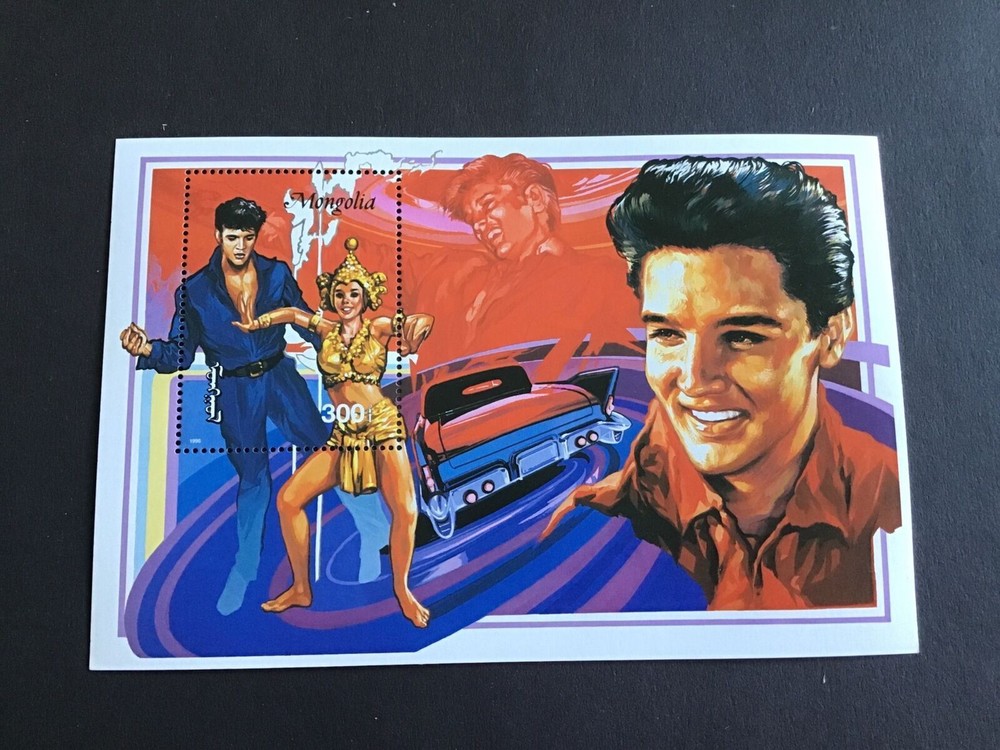 Elvis Presley Mongolia   Mint Never Hinged Stamp   Sheet R38357