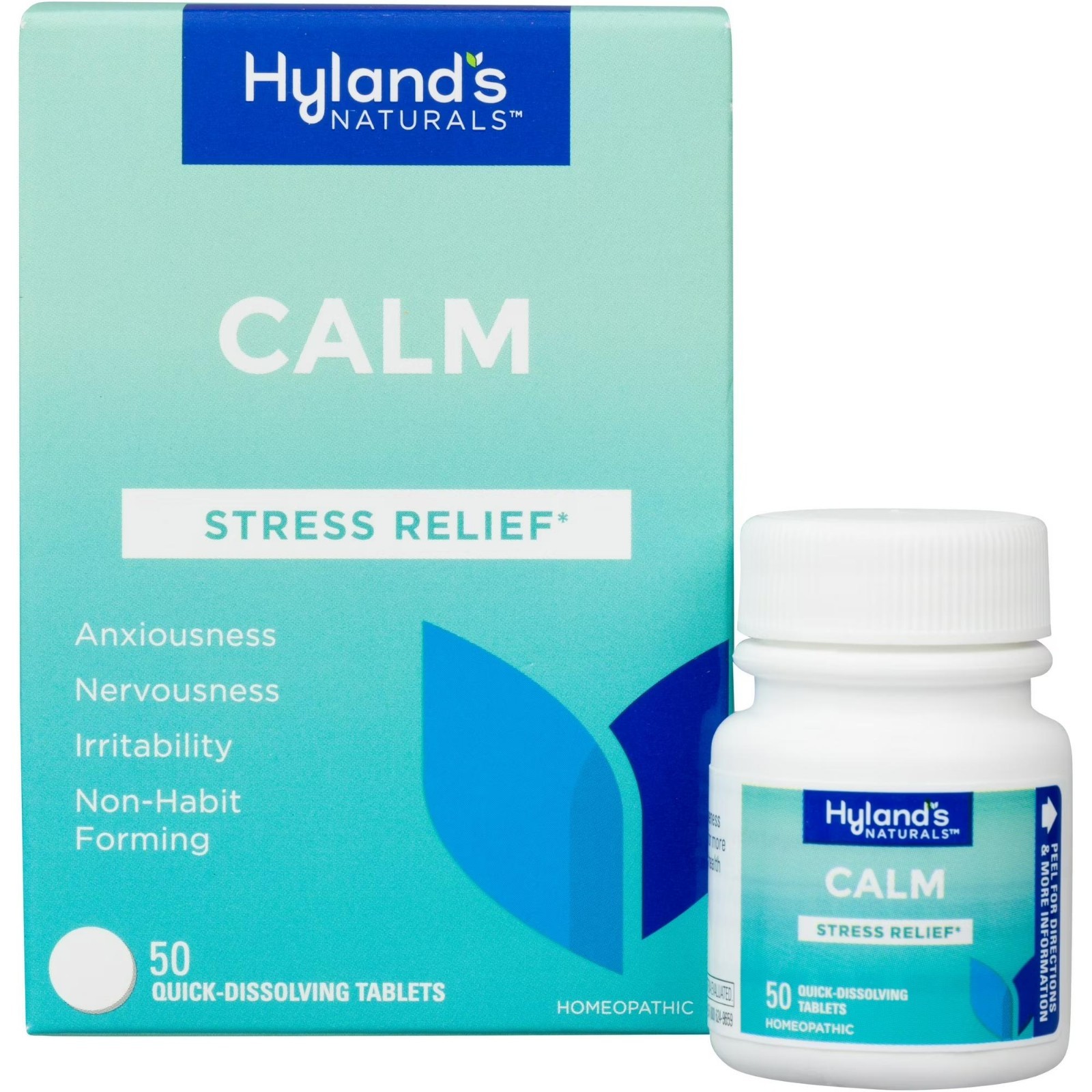 50 Quick Dissolving Tablets  HYLAND'S Calm STRESS Relief,  01/2027