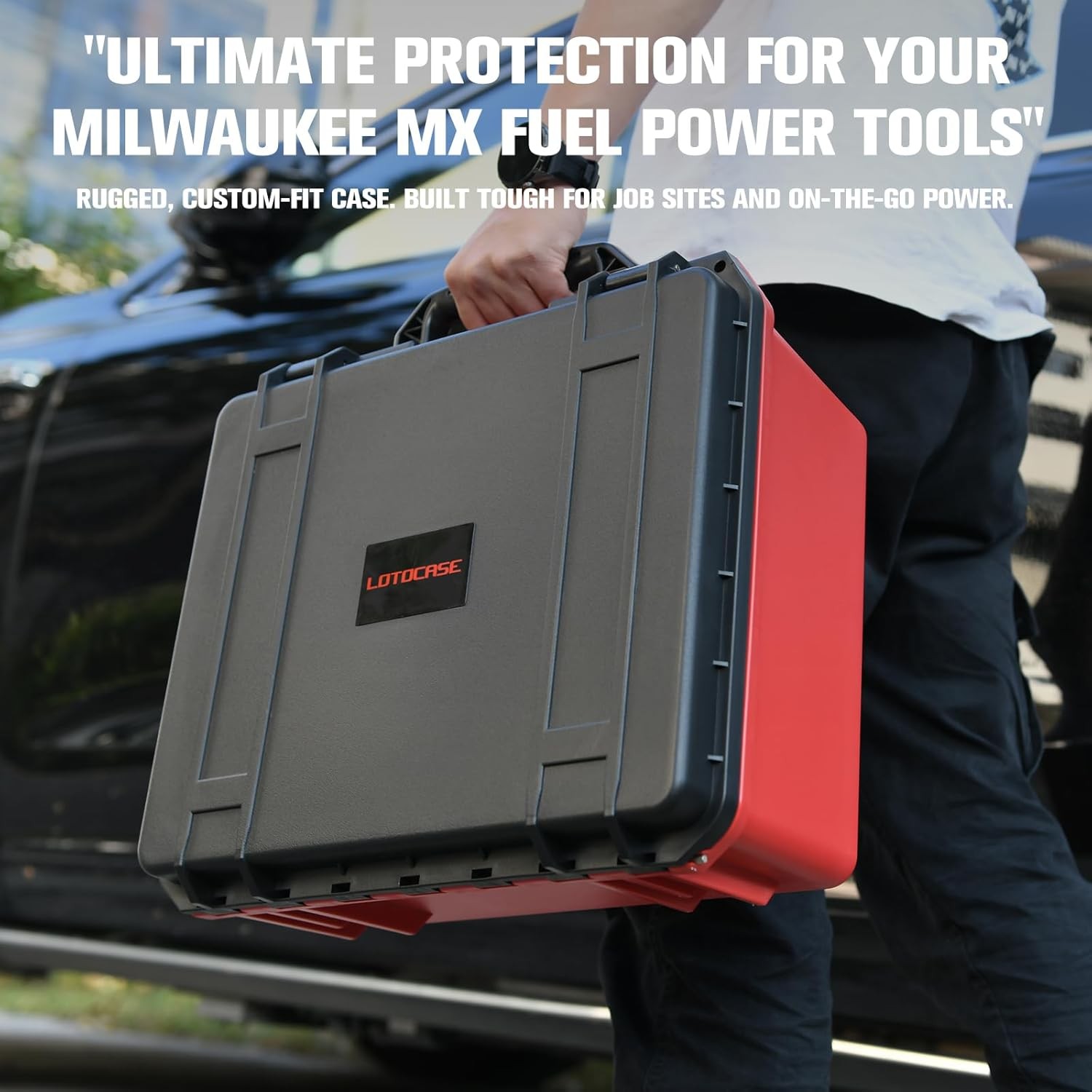 Air Compressor Case for Milwaukee Inflator: Waterproof Hard Cases for Milwaukee