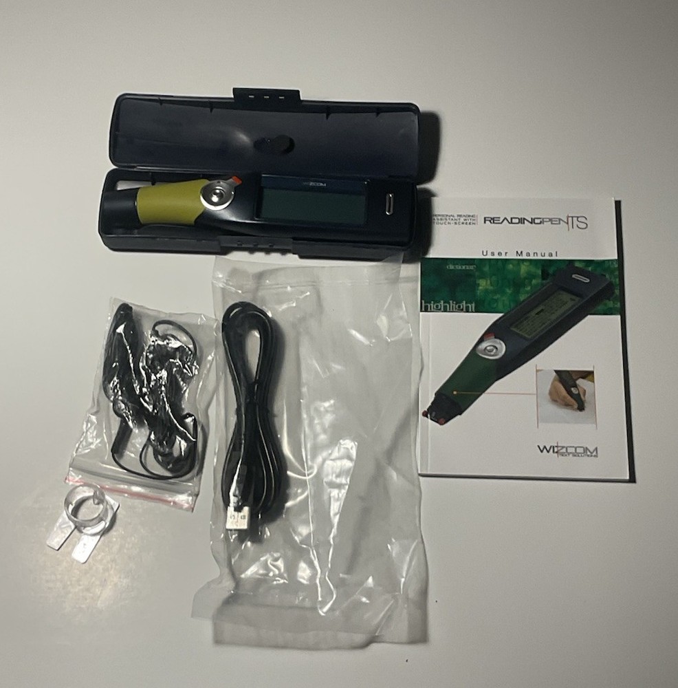 Wizcom ReadingPen TS Text reader Personal Reading Assistant ( New No Box )