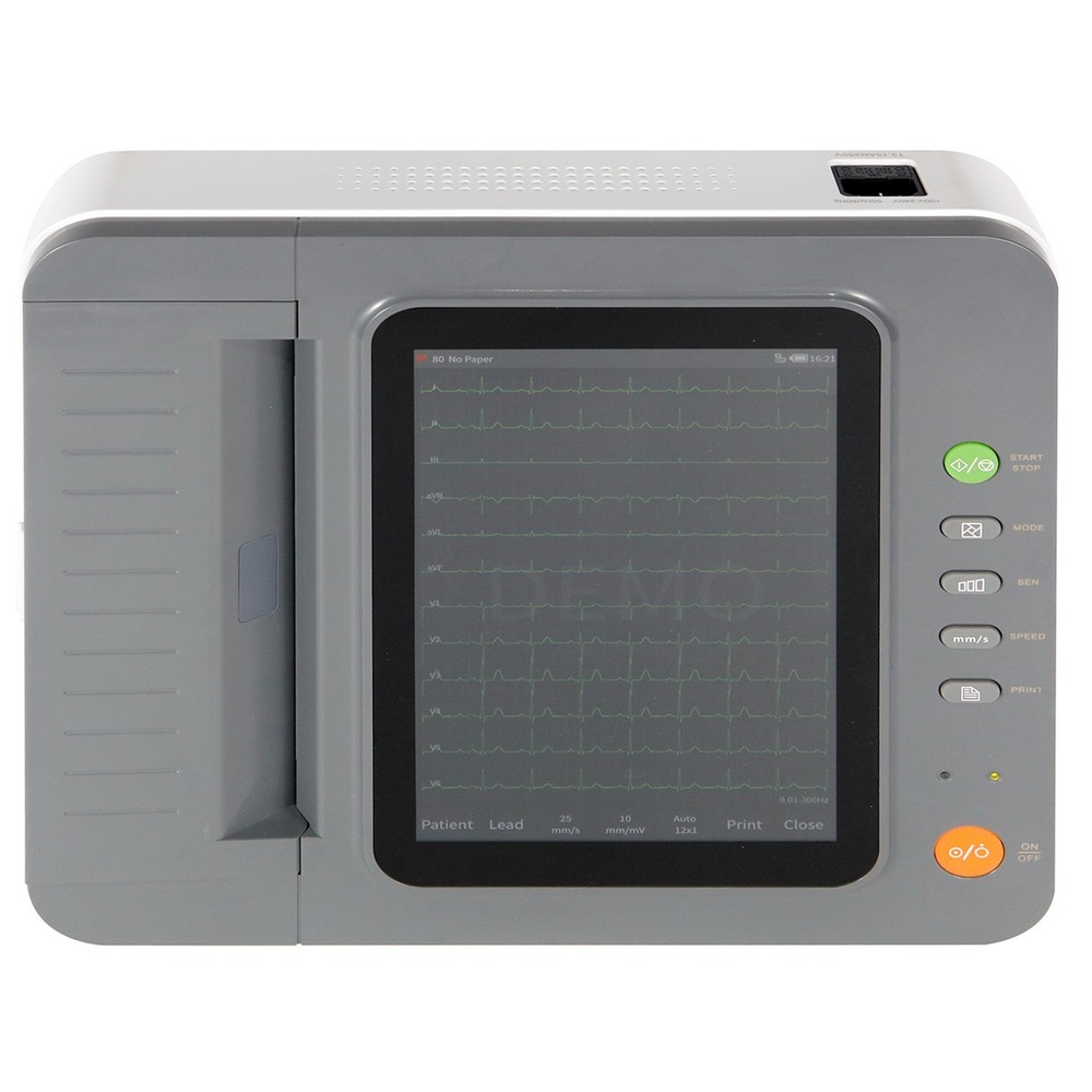Digital 12 Channel Lead Electrocardiograph ECG Machine EKG Interpretation USB PC