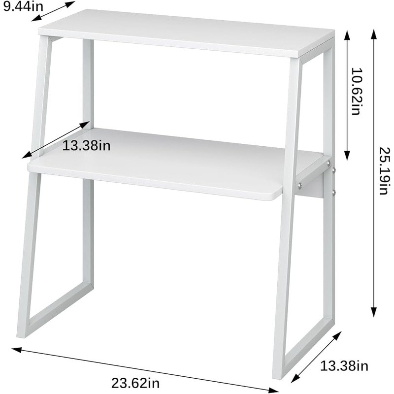 3 Tier Printer Stand Desk Shelf Multi-Purpose Storage Organizer Easy Assembly US