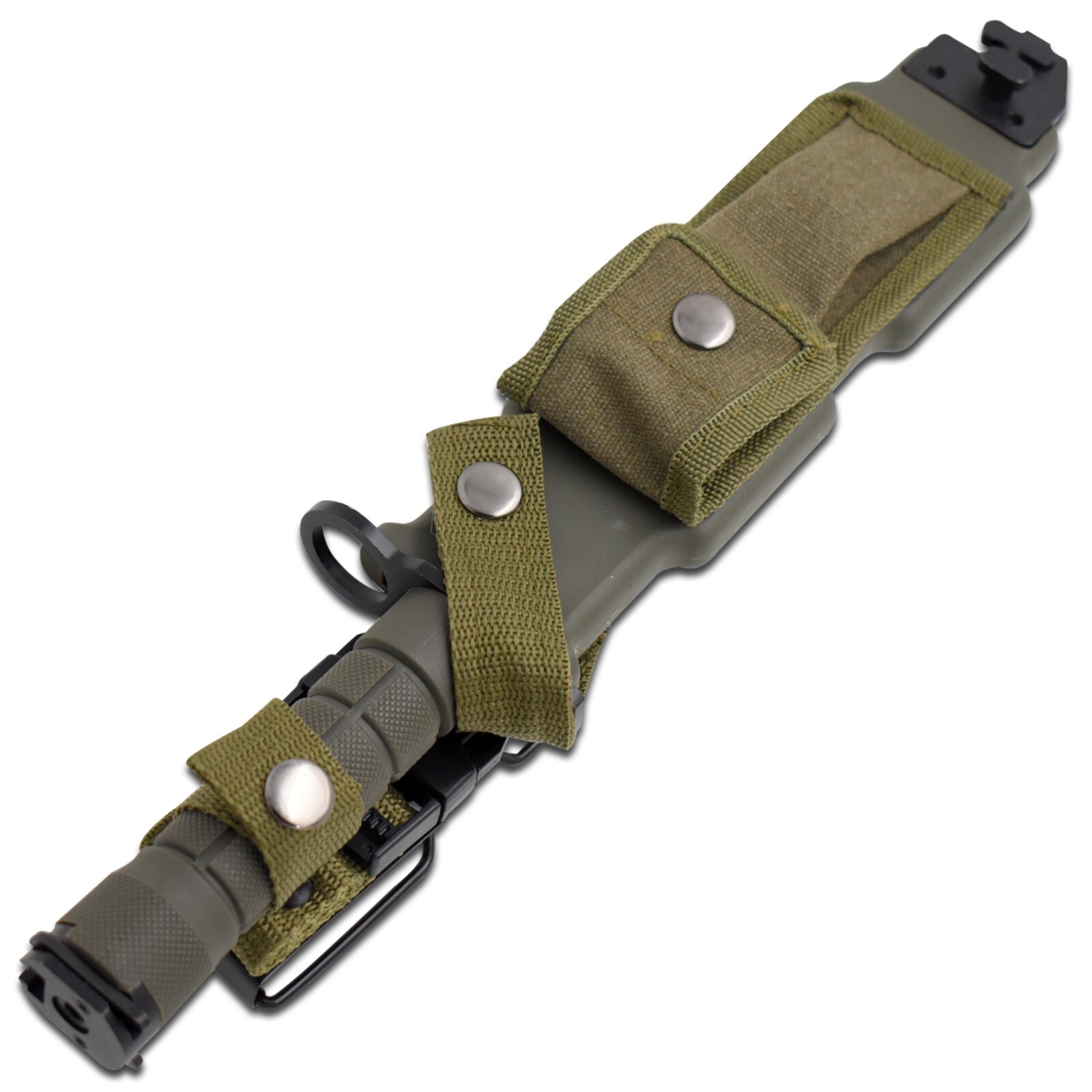 12" M-9 Bayonet US Silver Military Tactical Survival Hunting Knife Fixed Blade