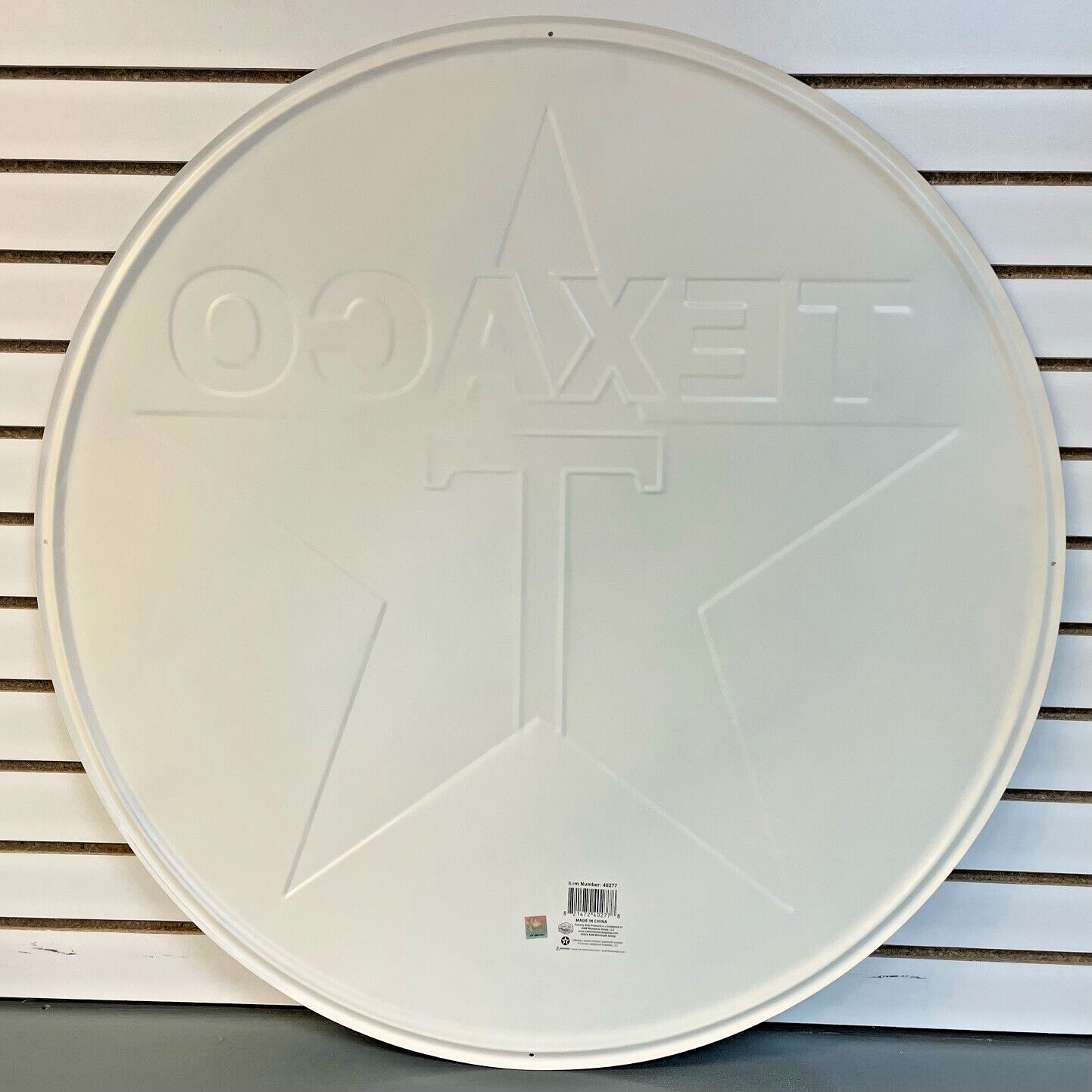 LARGE 36" Texaco Red Star Gasoline Gas & Oil Station Reproduction Metal Sign