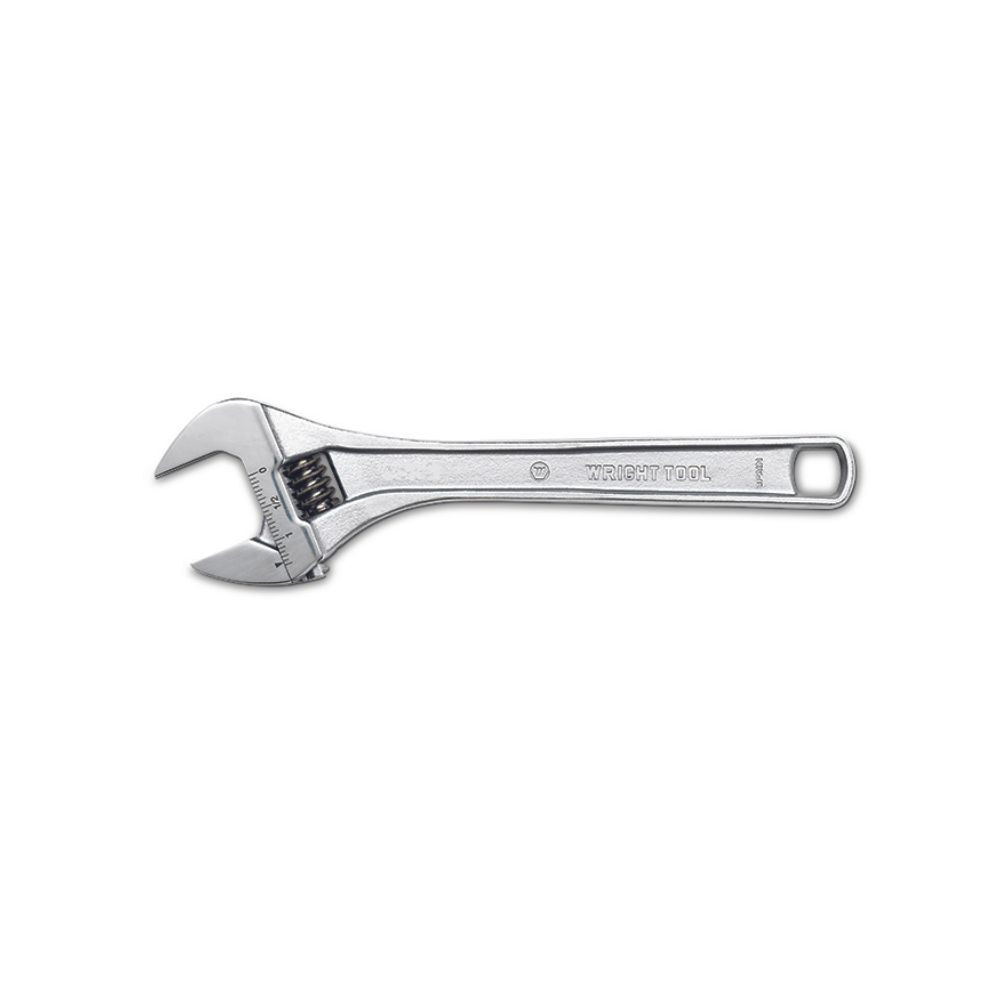 Wright Tool 9AC18 18" - Max Capacity 2-9/64" Adjustable Wrench, Chrome