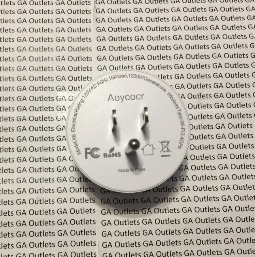Smart Plug Aoycocr WiFi & Bluetooth Model X6P Works with Google & Alexa