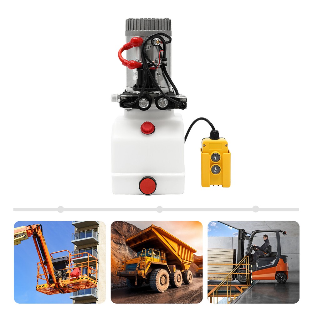 3 Quart 12V Electric Hydraulic Pump Power Unit with Remote Control