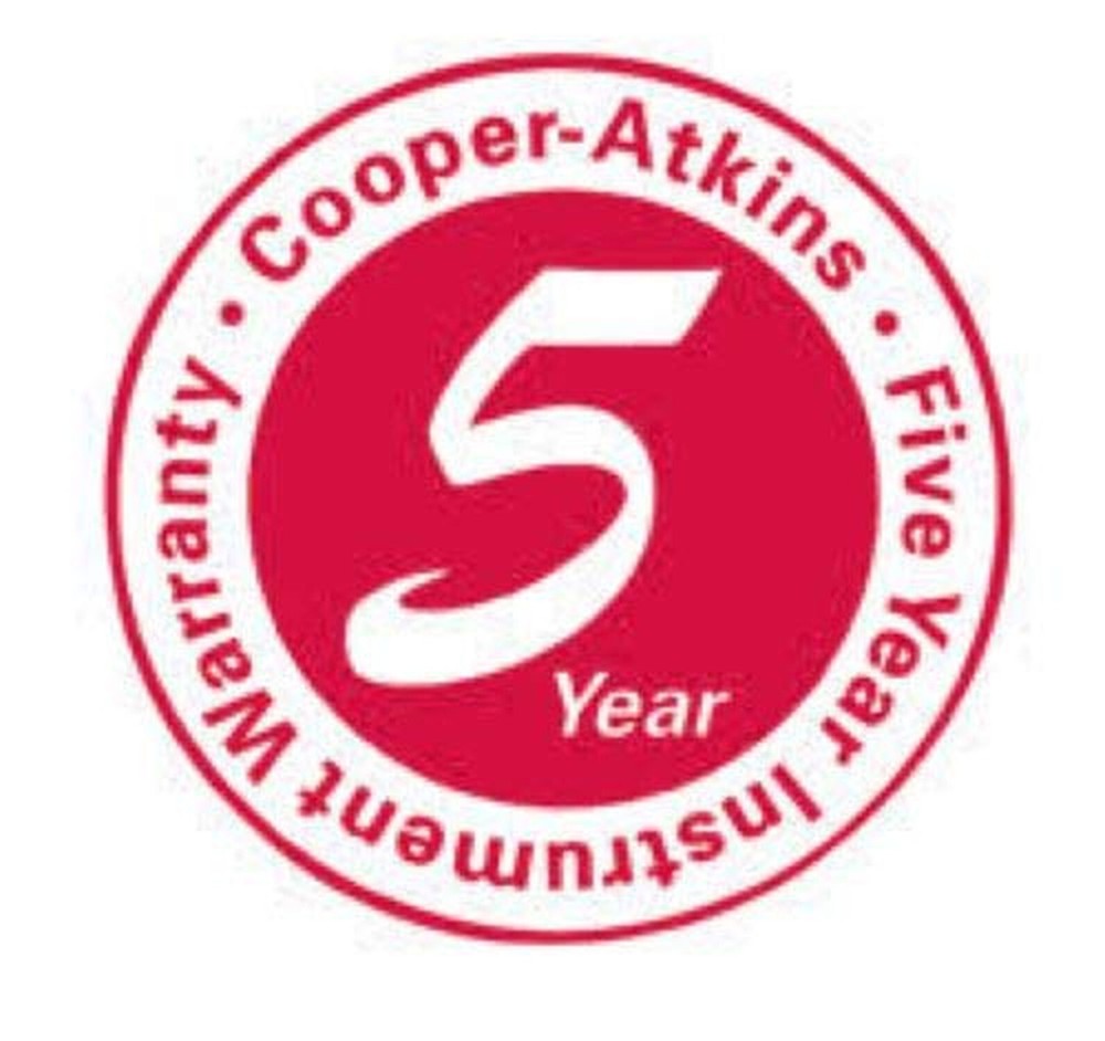 Cooper Atkins Thermistor Thermometer, -40 to 300F, LCD, Red