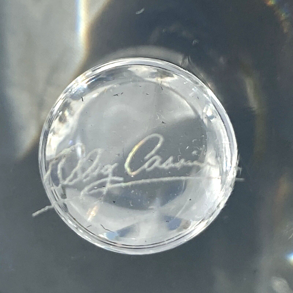 Olig Cassini Crystal Perfume Bottle**