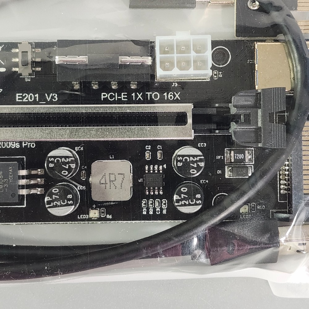 Mailiya V009s Pro PCIe Riser GPU Riser Card for Crypto Mining ETH 6-Pack