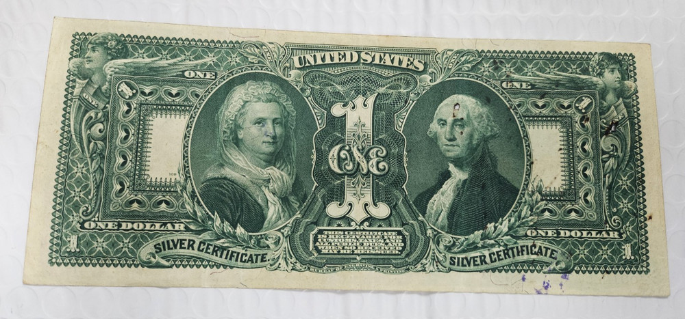 1896 1 Dollar Silver Certificate Educational Note AA421